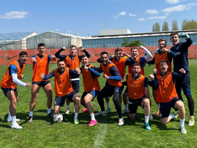 “Echipa zilei”. Jucătorii de la FCSB s-au întrecut în concursuri, înaintea meciului cu Rapid