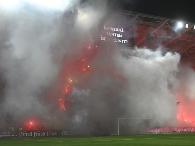 Incidente la meciul Rapid – FCSB. Au fost aplicate mai multe sancțiuni, inclusiv pentru clubul organizator