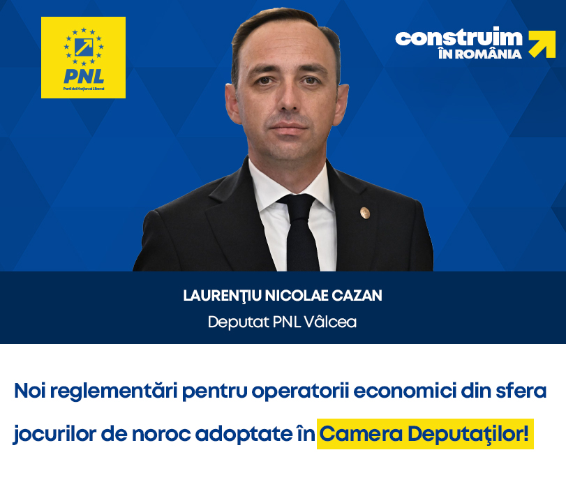 Noi reglementări pentru operatorii economici din sfera jocurilor de noroc adoptate azi în Camera Deputaţilor!
