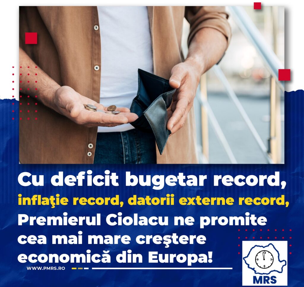 MRS atrage atenţia asupra deficitului bugetar în creştere şi a inflaţiei tot mai mare!