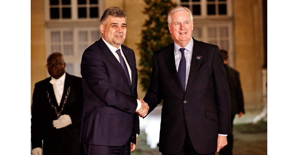 Marcel Ciolacu s-a întâlnit cu Michel Barnier. România și Franța vor aprofunda legăturile în domeniile IT, aeronautică, energie și apărare