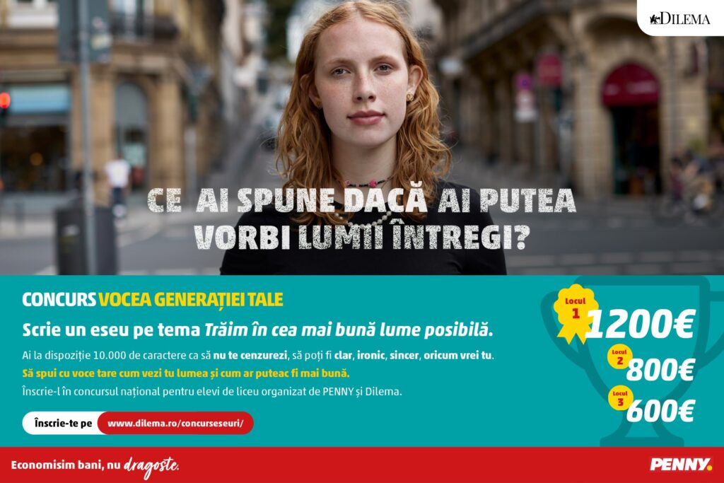 PENNY susține tinerii și educația: partener principal al Concursului Național de Eseuri organizat de revista Dilema