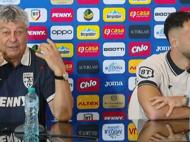 Momentul neașteptat care l-a făcut pe Mircea Lucescu să râdă la conferința de presă. ”Unde a plecat?”