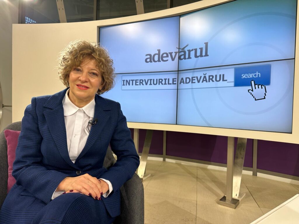 Oana Gheorghiu, noul vicepremier al României, la Interviurile Adevărul: „Uneori trebuie să iei decizii care nu sunt populare”