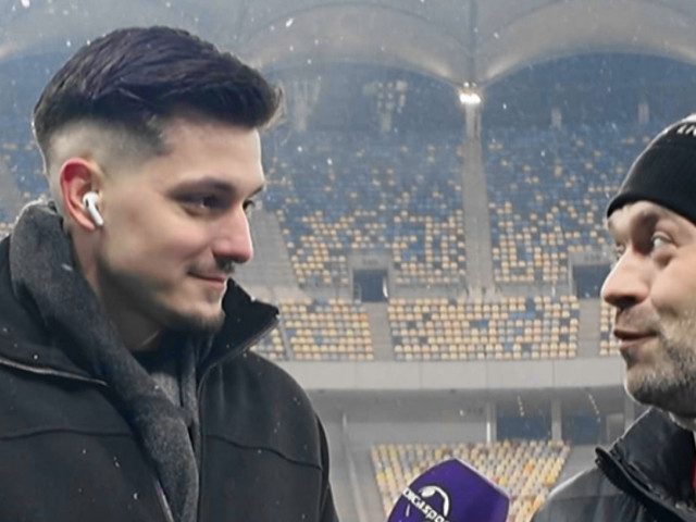 Video Exclusiv | ”O să te surprind”. Un altfel de reportaj la meciul lui Dinamo. ”Am cel mai frumos job”