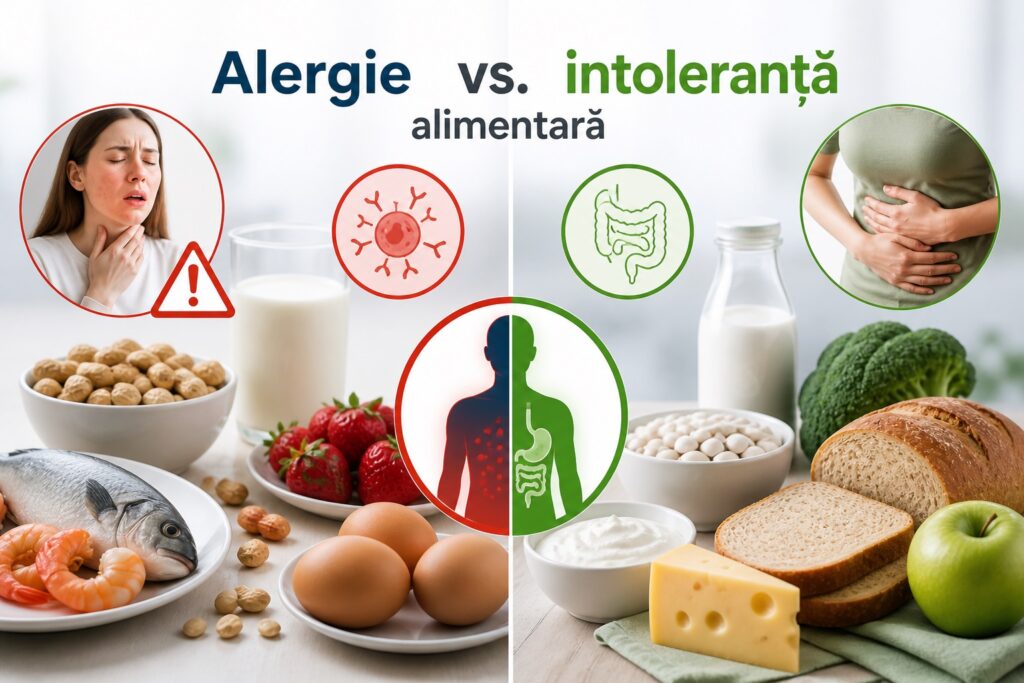 Alergie vs. intoleranță alimentară: cum le deosebești corect