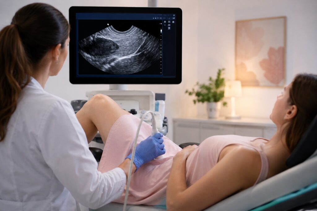 Ecografia transvaginală – Când se recomandă și ce vede medicul?